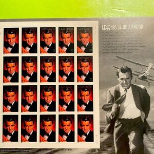 Cary Grant “Legends of Hollywood” stamps.